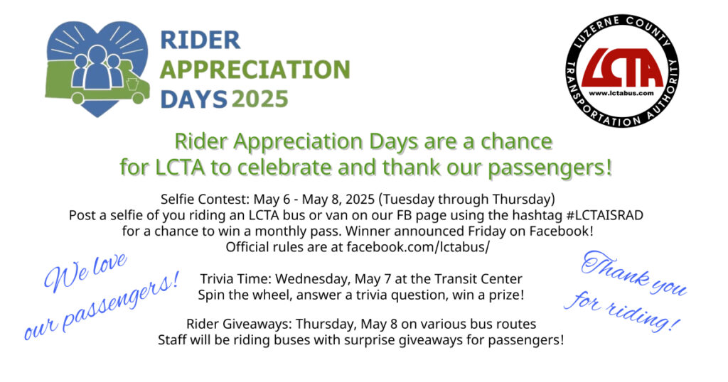 Rider Appreciation Days